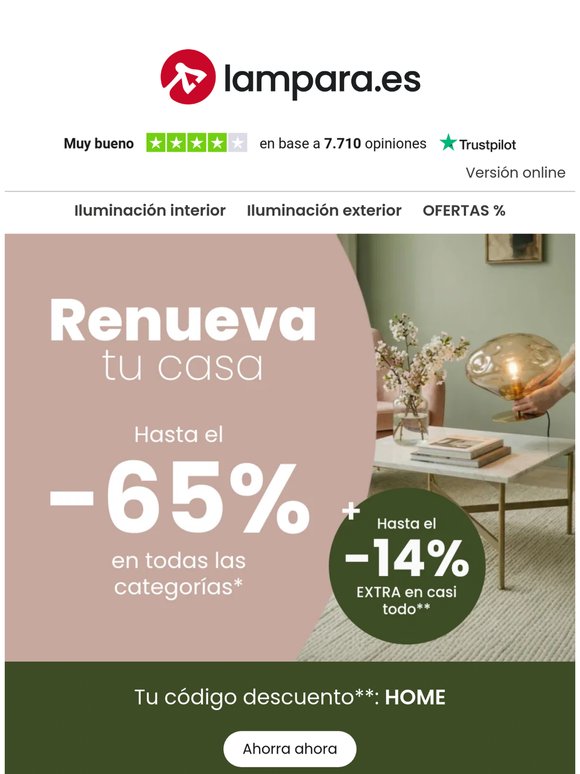 Ahorra hoy hasta el -65% hoy: las tendencias de decoración más populares en oferta