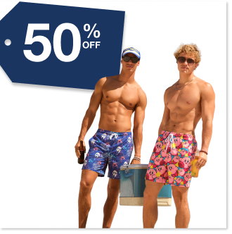 50% Off Men’s Swimwear