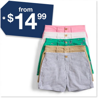 from $14.99 Women’s Shorts