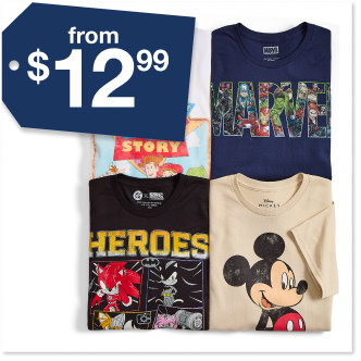 from $12.99 Men’s Graphic Tees