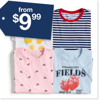 from $9.99 Women’s Graphic Tees