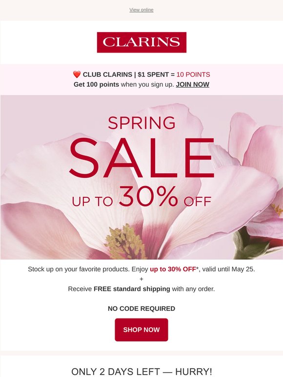 Ends Tomorrow: Up to 30% Off Selected Essentials