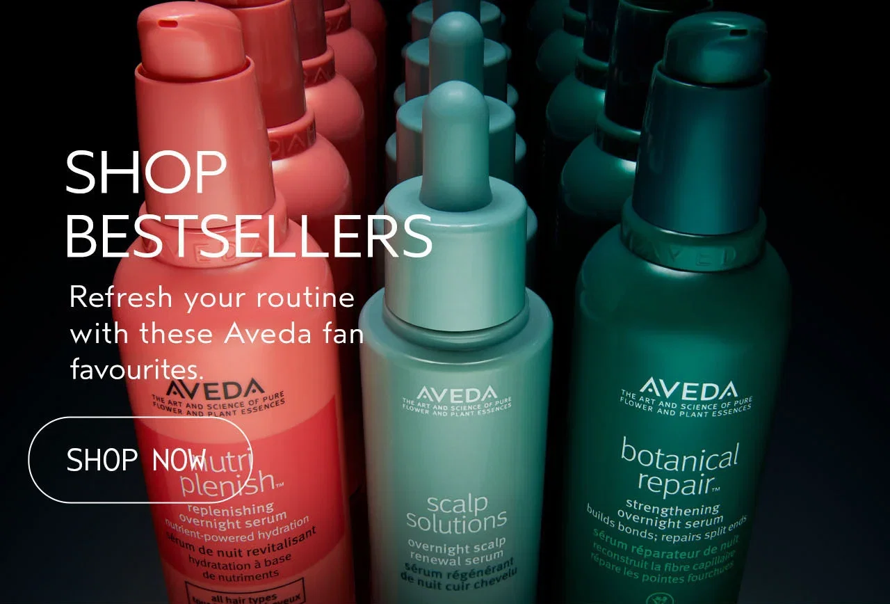 SHOP BESTSELLERS | Refresh your routine with these Aveda fan favorites. | SHOP NOW