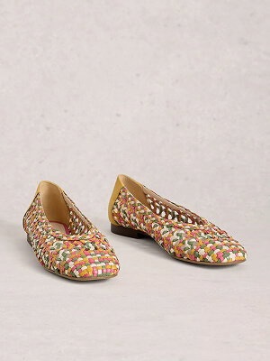 Shop Woven Winnie Ballerina