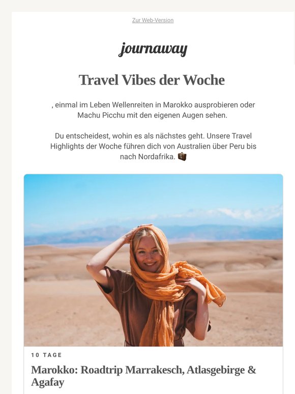 Deine nächste Reise ist nur einen Klick entfernt 🔎🌍