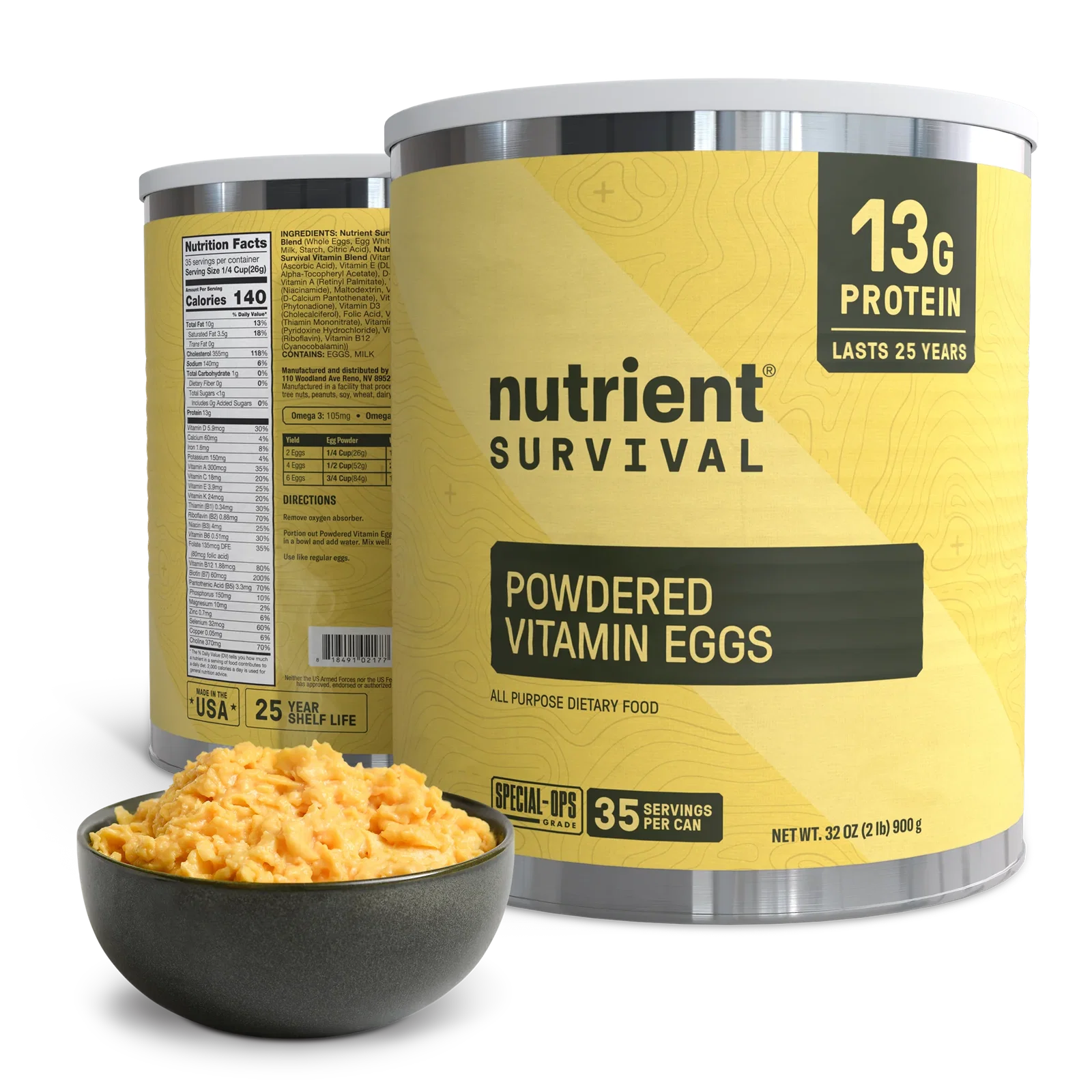 Image of Powdered Vitamin Eggs #10 Can