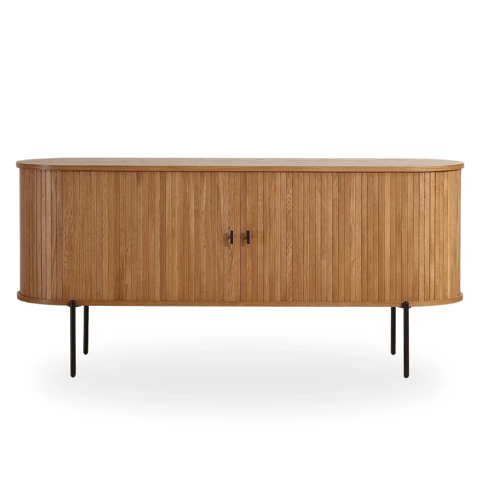 Image of Florence jalousi skab med lameller i eg 160x45x75 cm