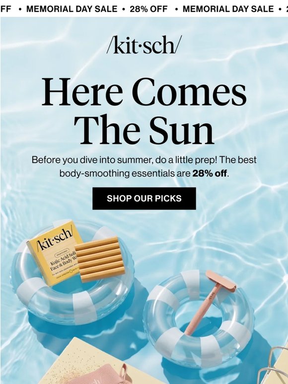 Summer’s Coming! 🏖️ 28% Off to Help You Prep