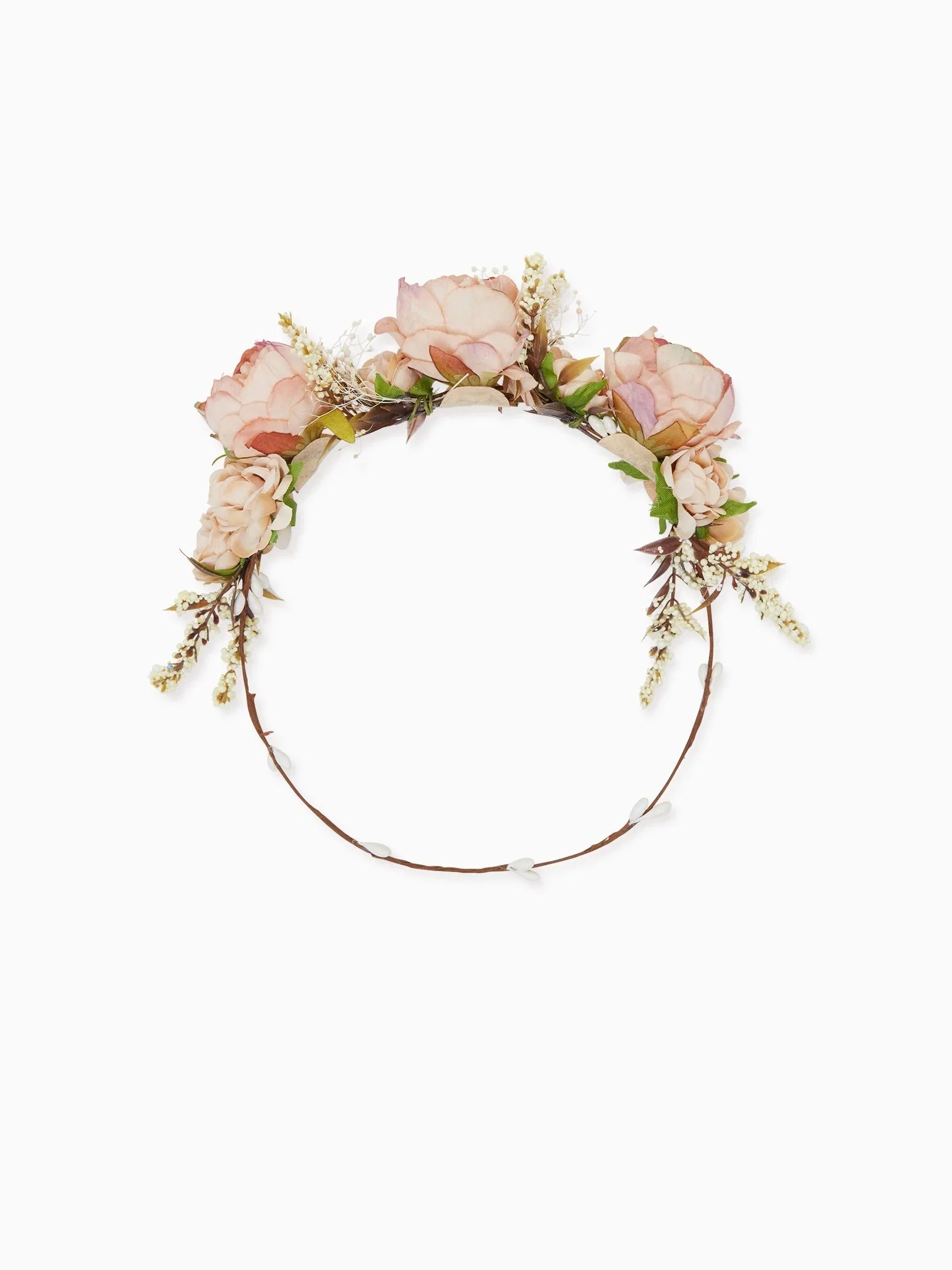 Image of Pink Large Floral Girl Hair Garland