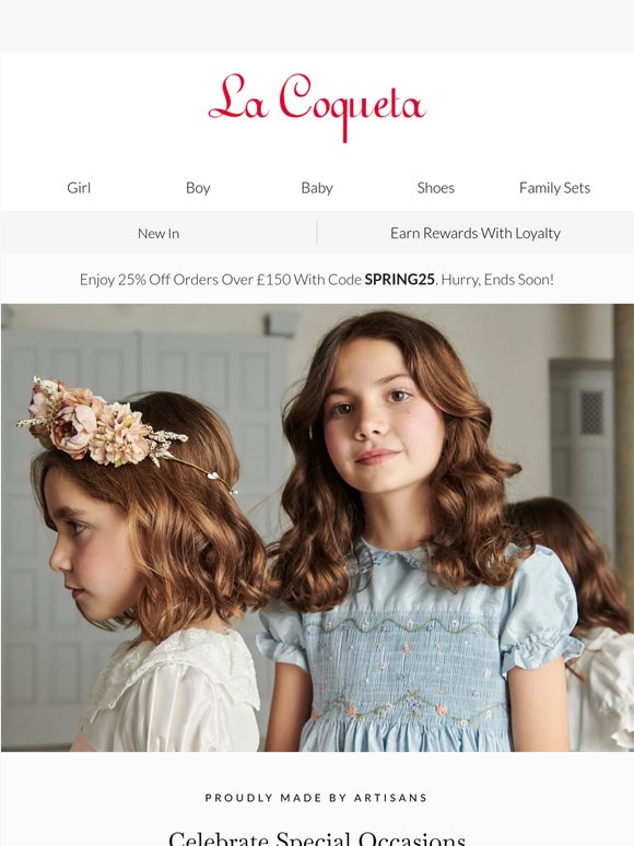 Celebrate Special Occasions, the La Coqueta Way