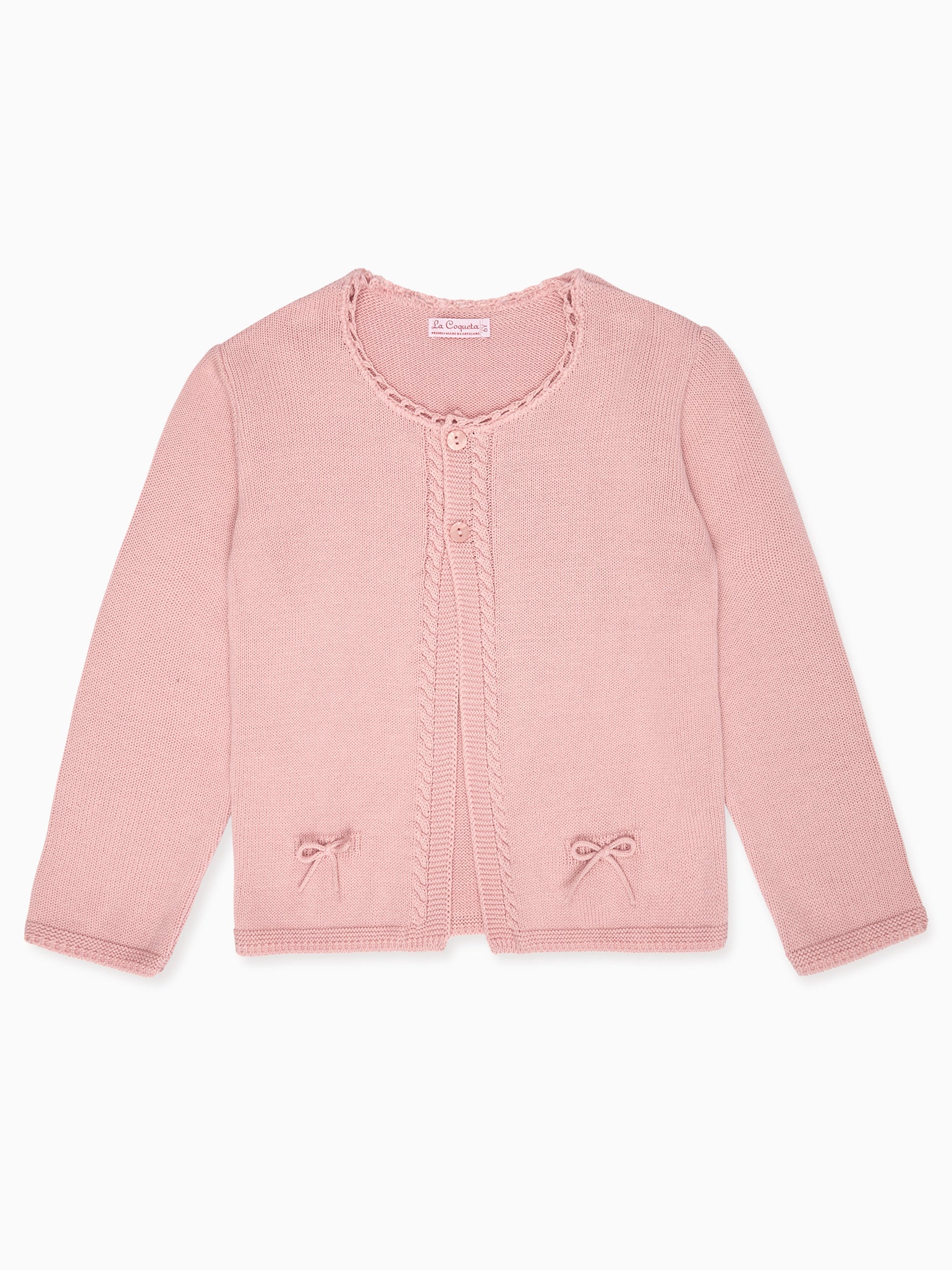 Image of Dusty Pink Arcona Cotton Girl Cardigan