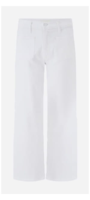 The Mid Rise Maven Ankle With Patch Pockets In Totally Innocent