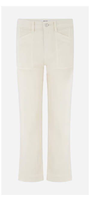 Quincy Ankle Straight Trouser In Quartz Sand