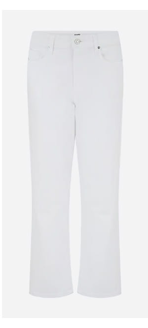 Mason Ankle Straight Jean In Crisp White