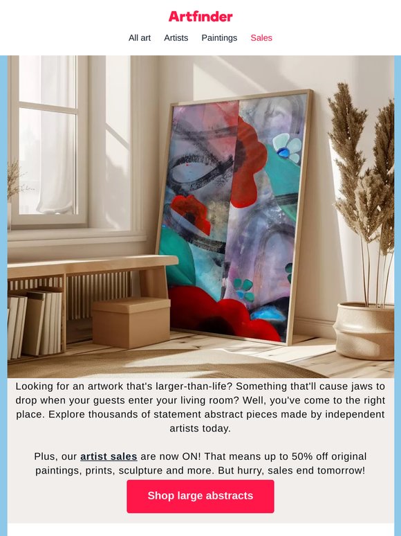 Larger-than-life abstracts 🖼️