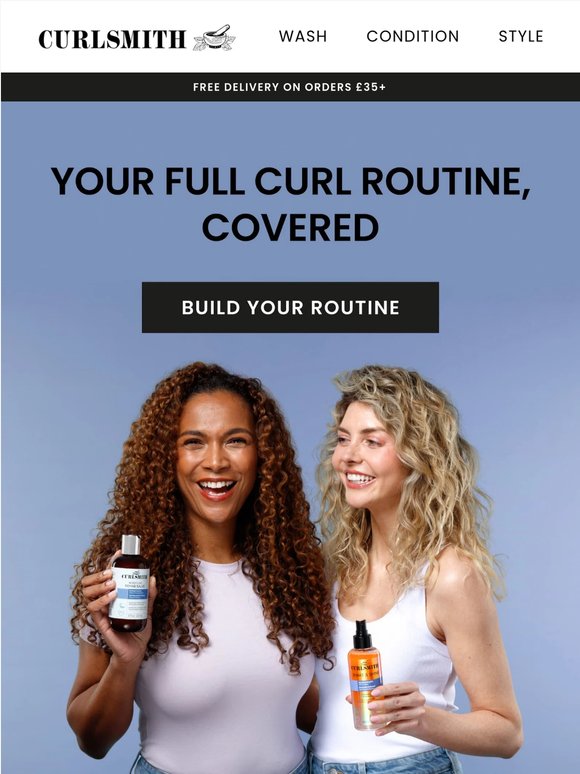 Great curls don't stop at wash day