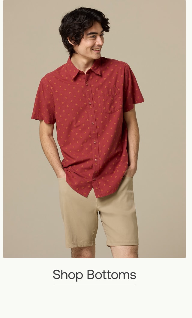 shop men's bottoms