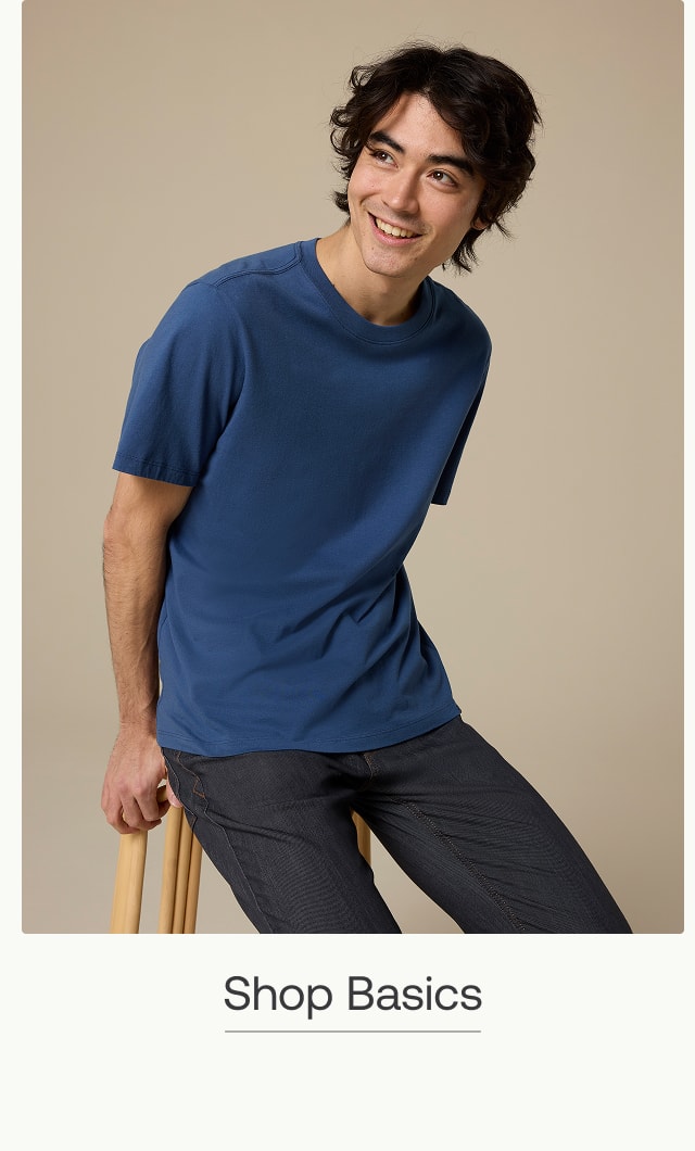 shop men's basics