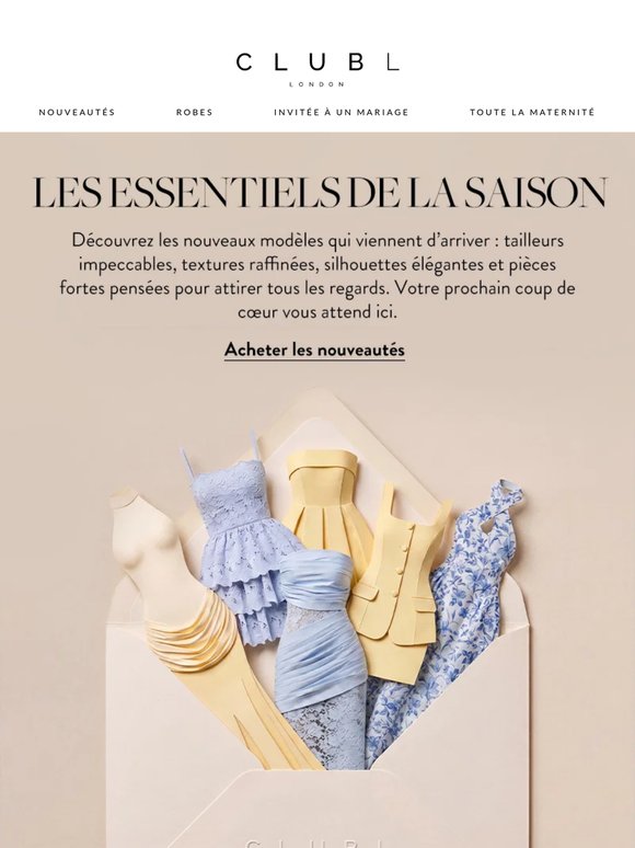 Les nouveautés viennent d’arriver