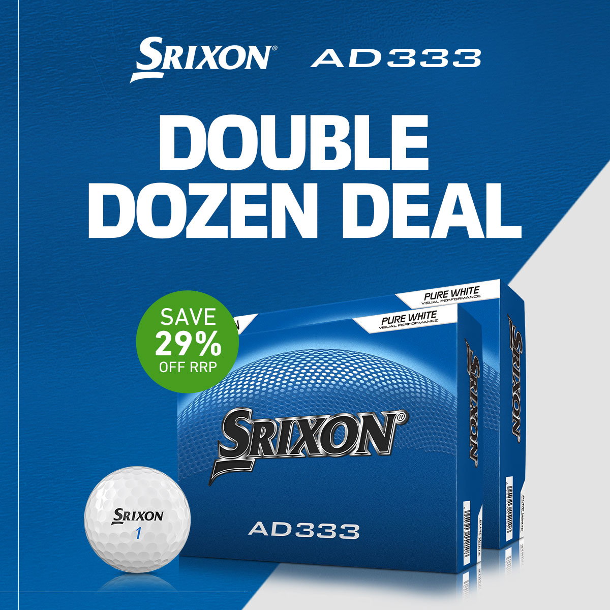 Srixon AD333 Double Dozen Balls