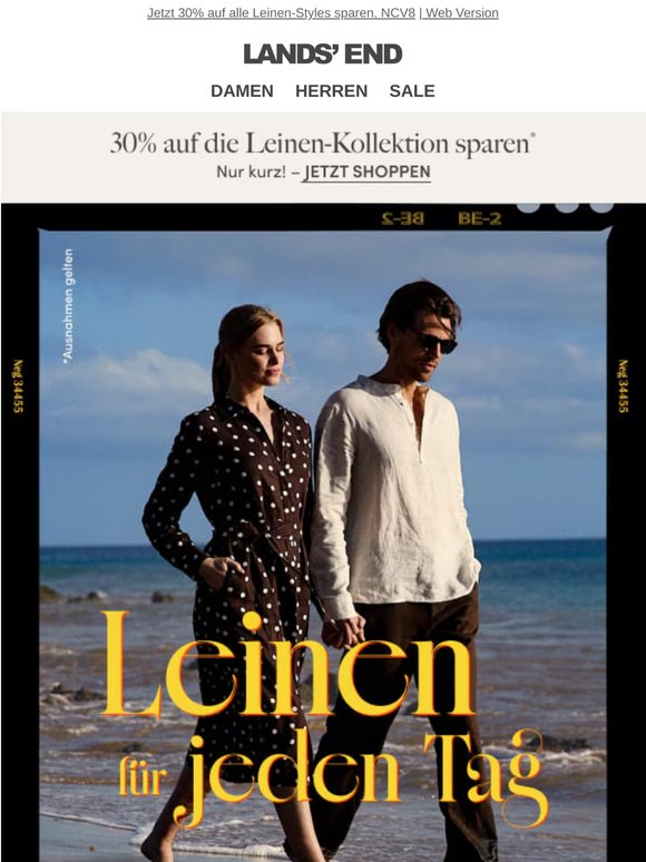 Warme Tage rufen nach Leinen!