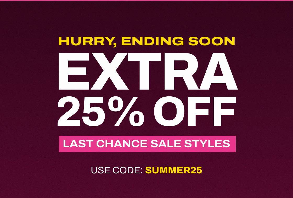 Take an extra 25% off sale styles with code SUMMER25