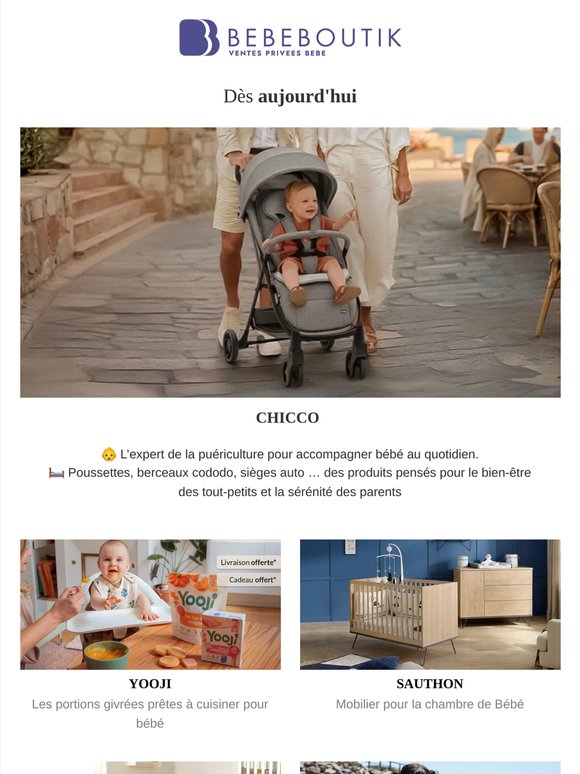 CHICCO 👶 Le confort de bébé à prix malin