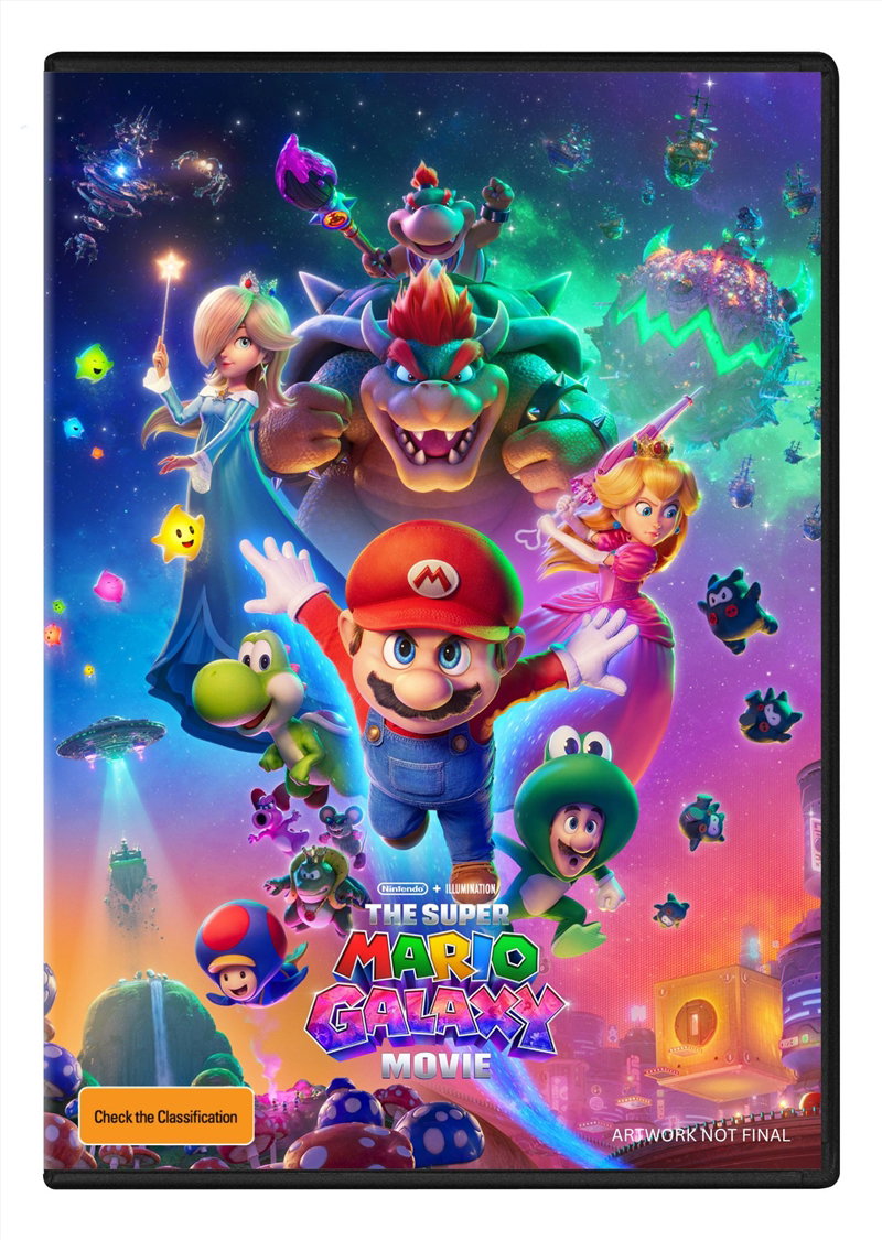 The Super Mario Galaxy Movie DVD
