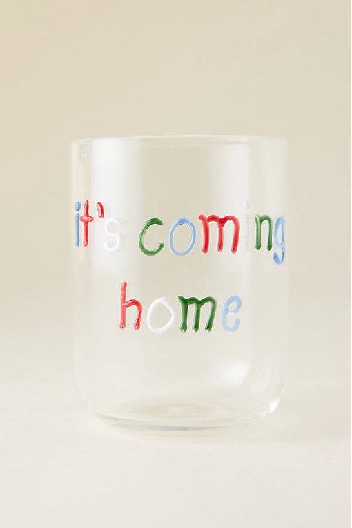 Love Notes Icon Juice Glass: Football Edition