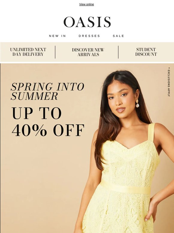 Say yes to new season style 🌷