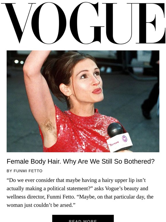 Female Body Hair. Why Are We Still So Bothered?