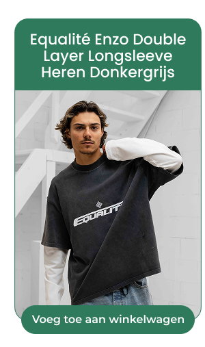 Equalité Enzo Double Layer Longsleeve Heren Donkergrijs