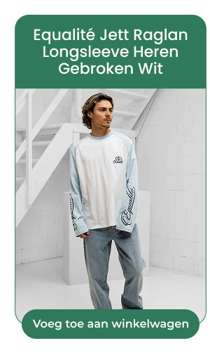 Equalité Jett Raglan Longsleeve Heren Gebroken Wit