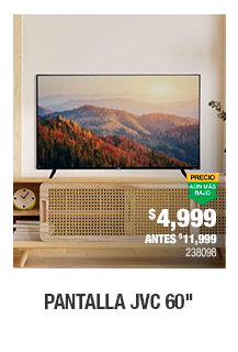 Pantalla JVC 60"