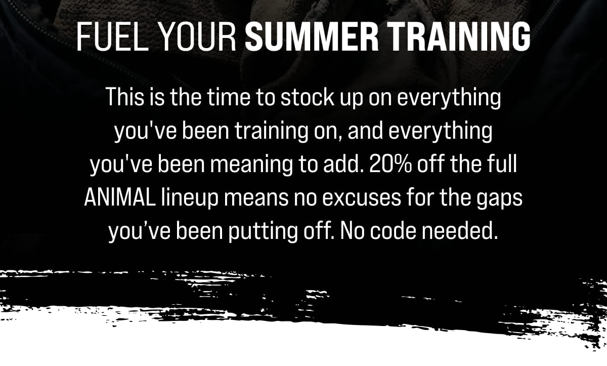 Fuel Your Summer Training