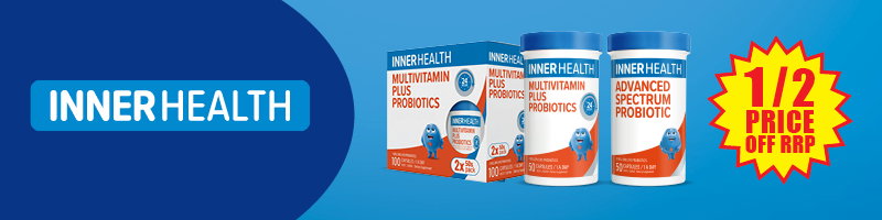 ½ price off RRP Inner Health range