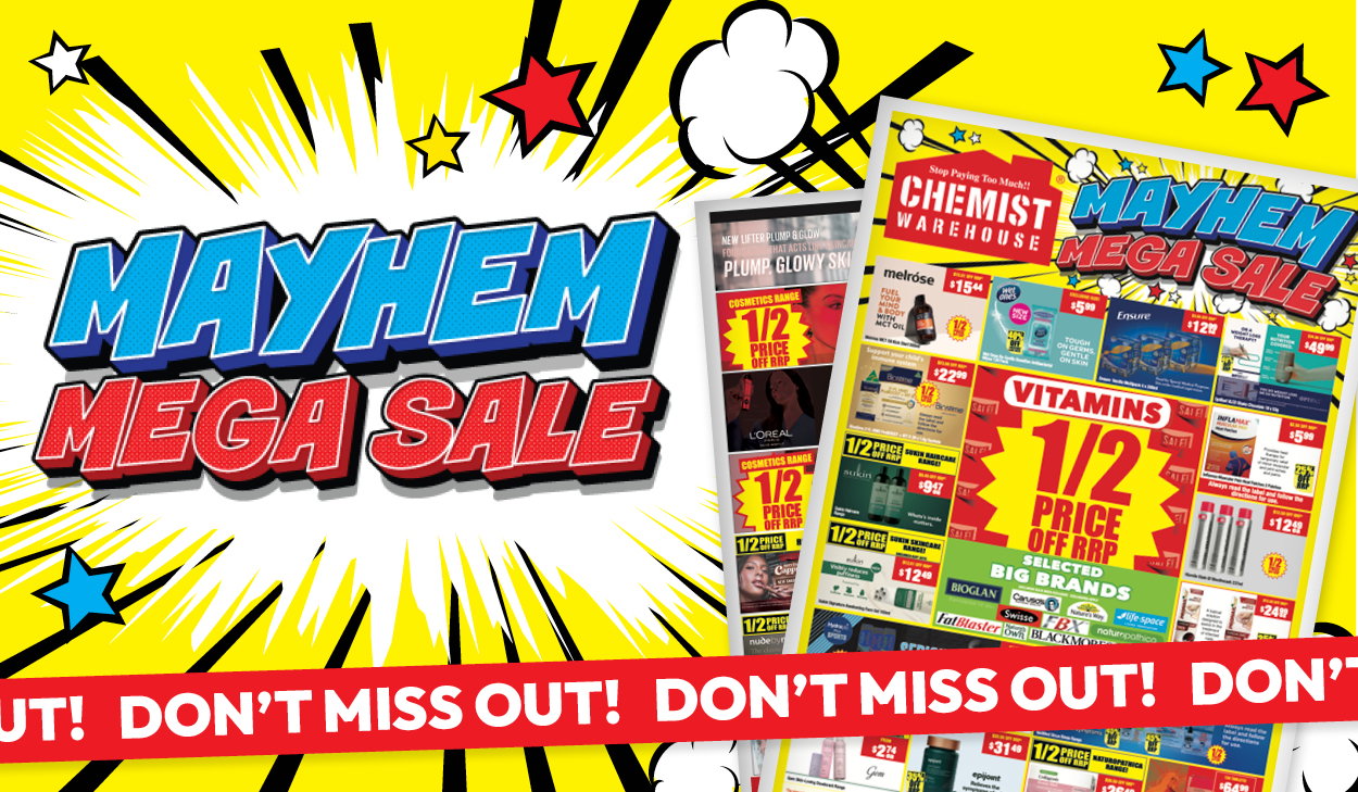 Final days to shop our Mayhem sale + free shipping when you spend $70*.
