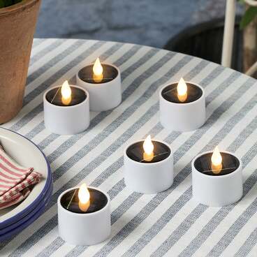 6 Solar LED Tealights