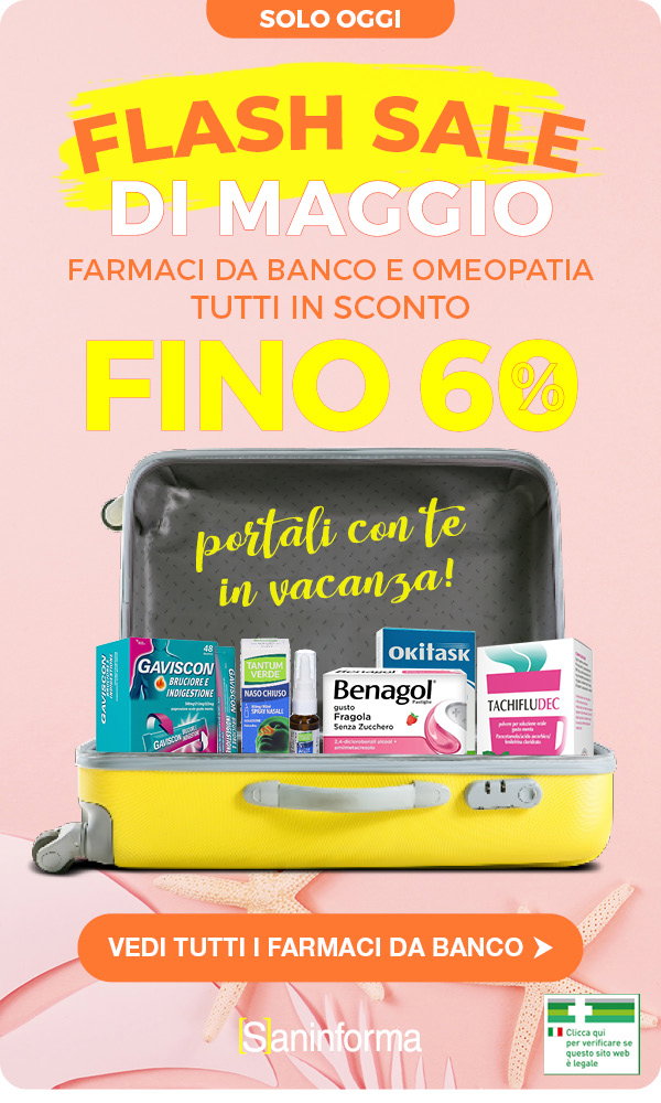 Saninforma Offerte: sconti fino 60% sui Farmaci da banco