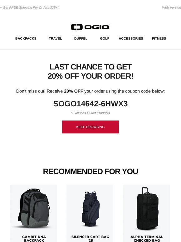 Still Thinking About Those Items? 20% Off Your Order Expires Soon!