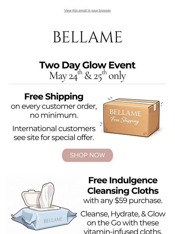 Two Day Glow Event Starts Now ✨