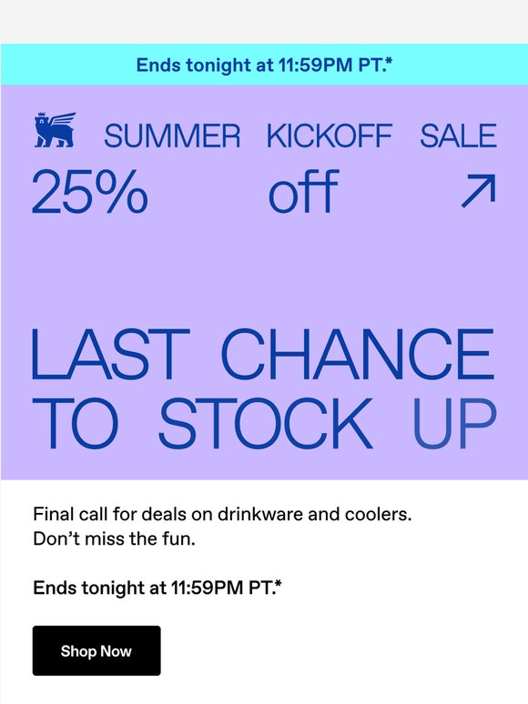 Ends Tonight: 25% Off
