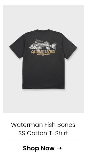 Waterman Fish Bones Short Sleeve Cotton T-Shirt