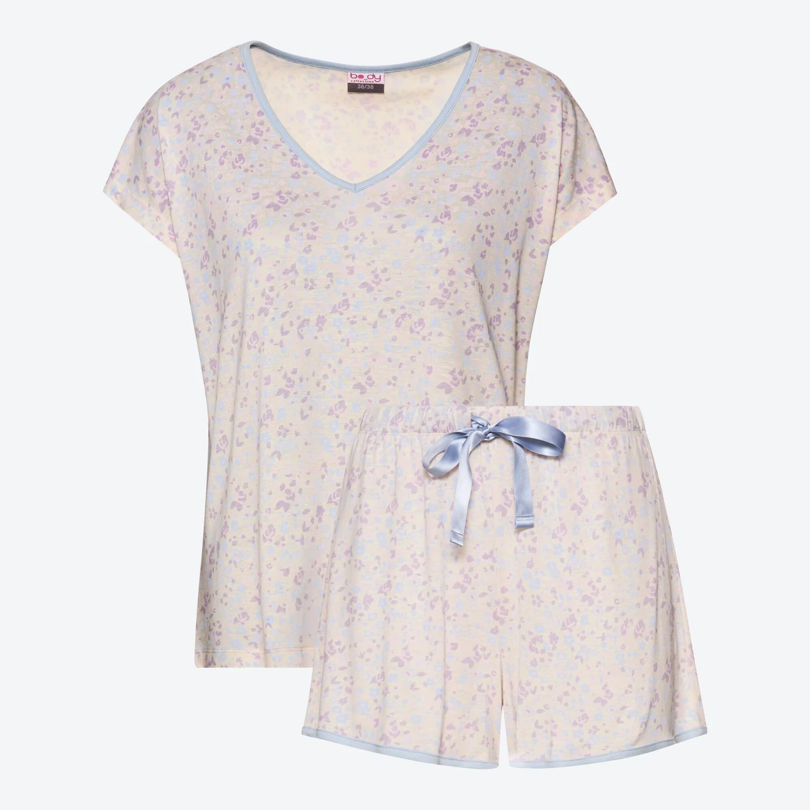 Damen-Shorty aus Viskose, 2-teilig