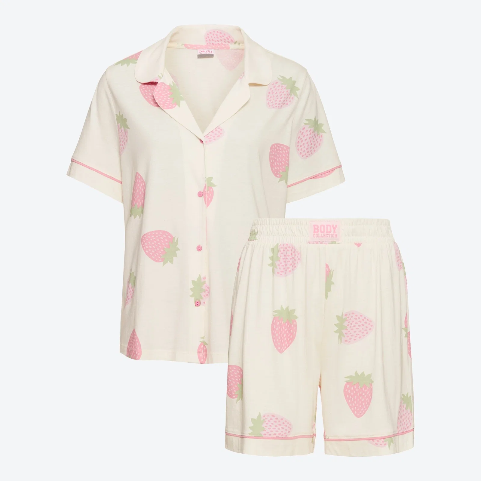 Damen-Shorty im Boyfriend-Stil, 2-teilig