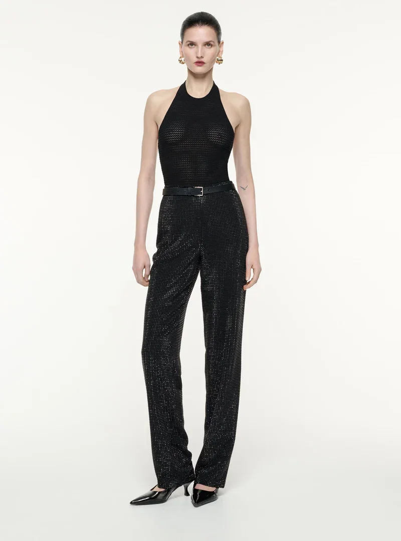 POINTELLE KNIT BODYSUIT