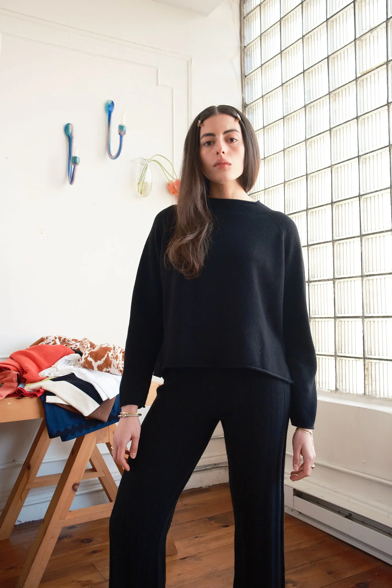 Image of Iris Rollneck Pullover - Black