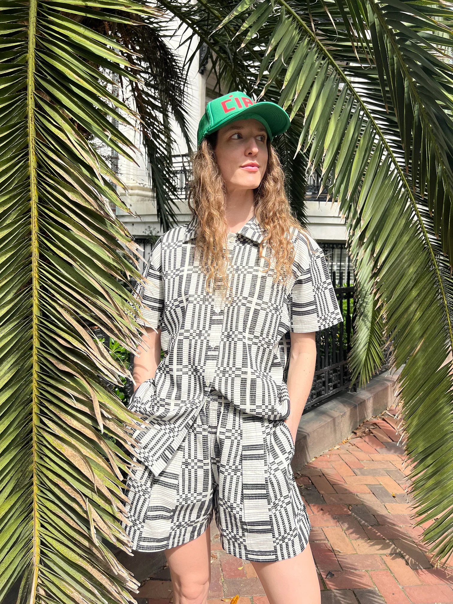 Image of Nikki Chasin x The House That Lars Built Dylan Shirt in Licorice Astrid Weave