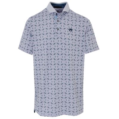 Image of Greyson Wolf Labyrinth Golf Polo Shirt