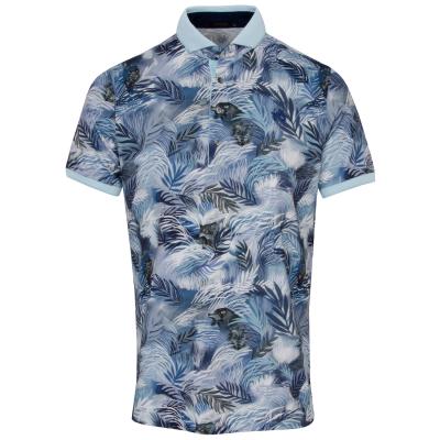 Image of Greyson Wolf Palm Golf Polo Shirt